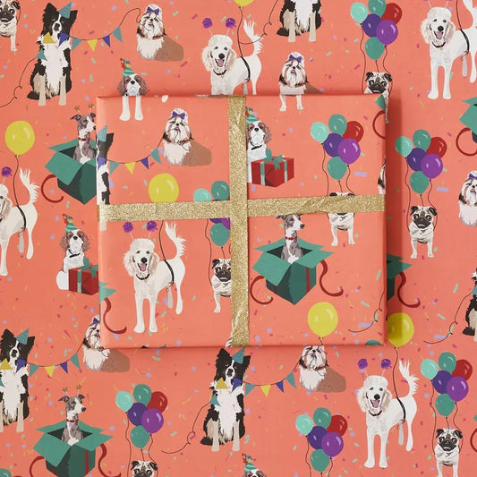 Dog Birthday Wrapping Paper