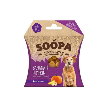 Banana, Pumpkin & Flaxseed Healthy Bites for Senior Dogs 50g