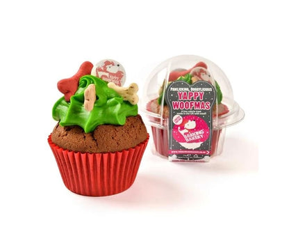 Yappy Woofmas Christmas Woofin Doggy Cupcake